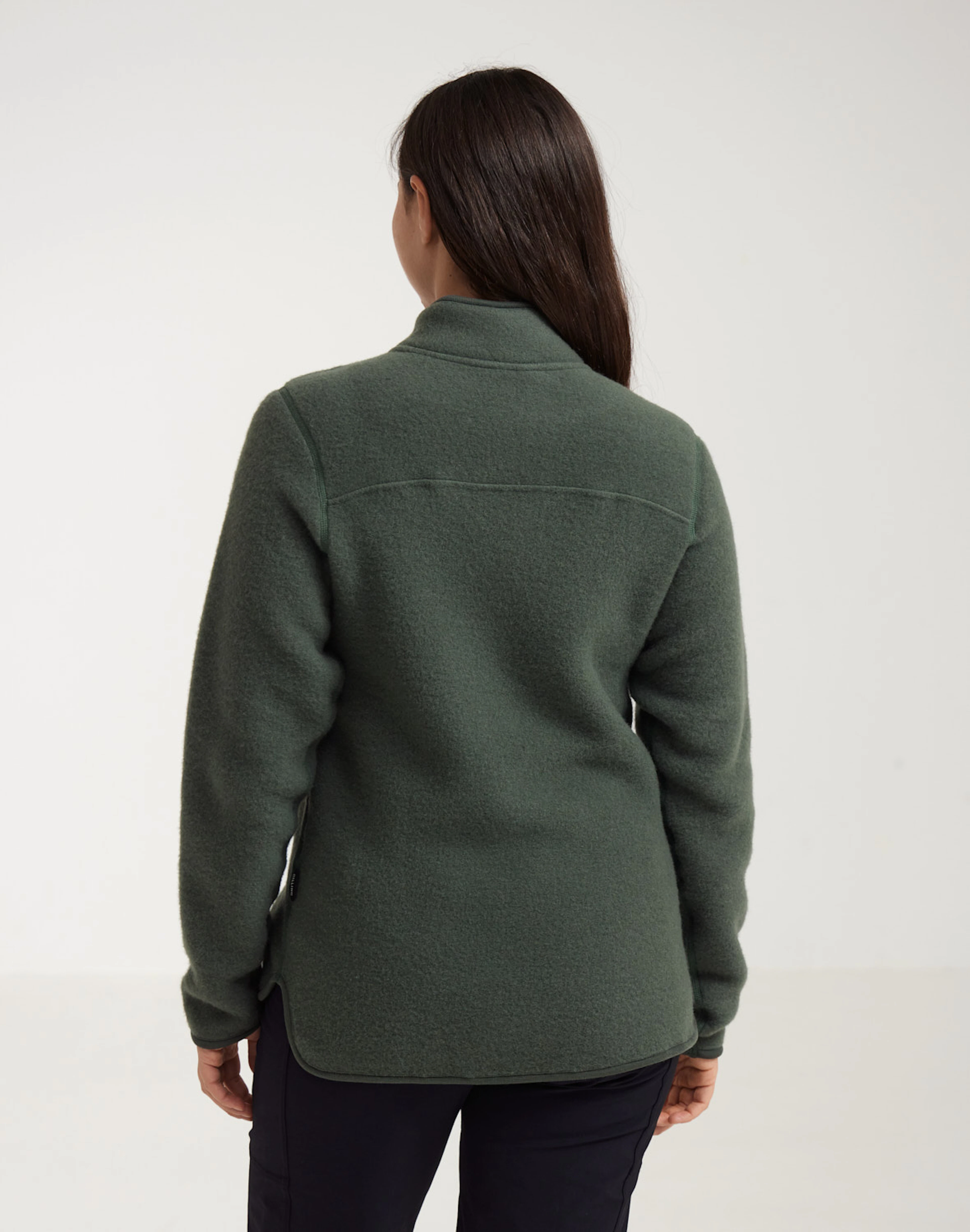 Veste Regular Fit en bouclette de laine mélangée - Vert kaki foncé - HOMME | H&M CH