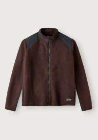 Jakke i merinoullfleece til dame