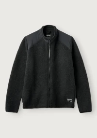 Jakke i merinoullfleece til dame