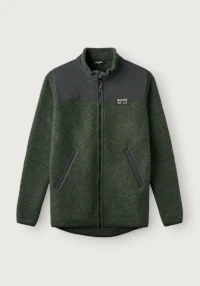 Jakke i merinoullfleece til dame