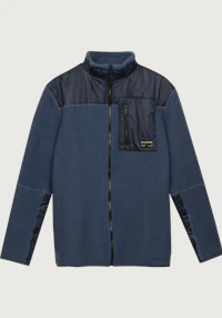 Jakke i merinoullfleece til herre