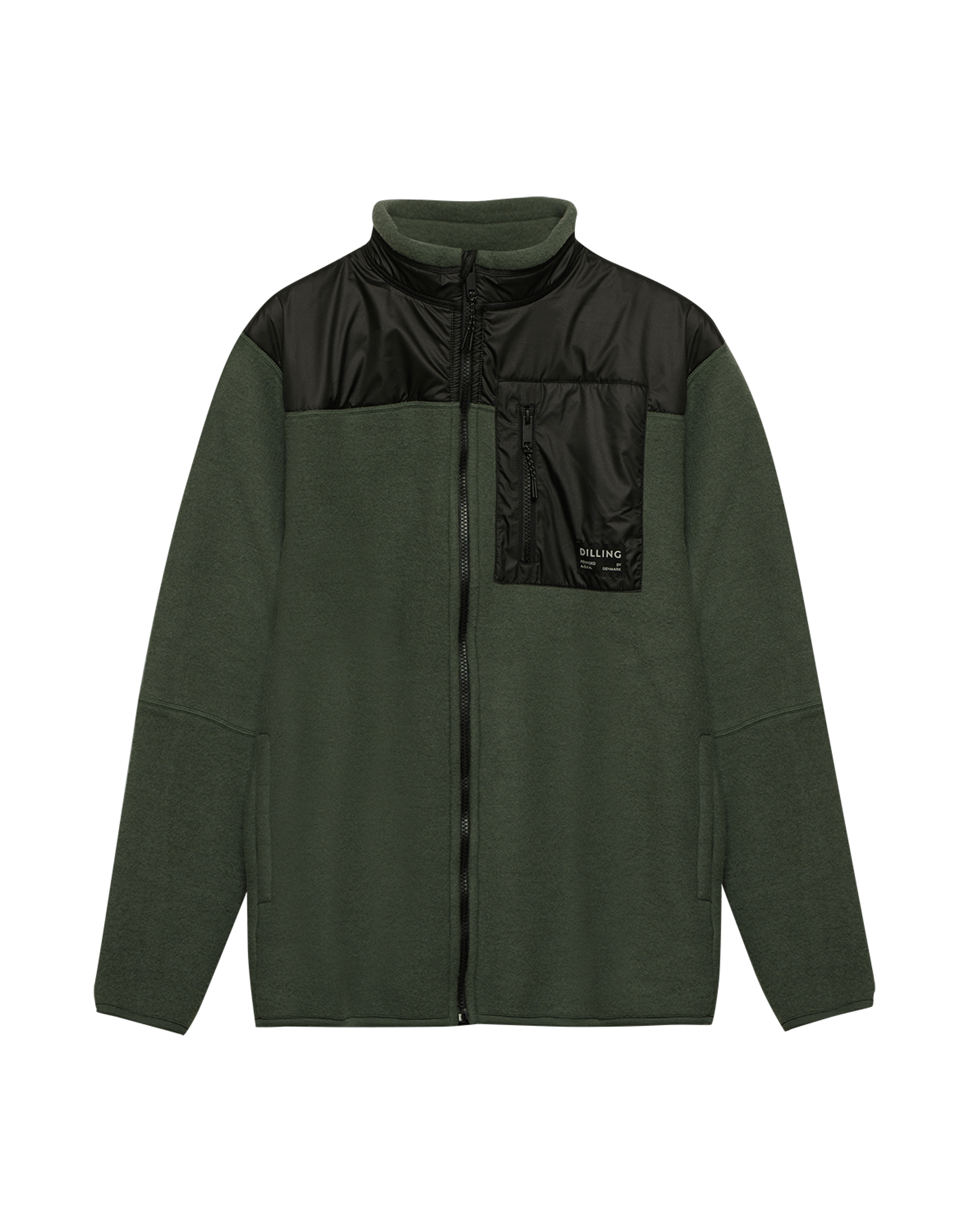 Veste en polaire de merinos pour homme