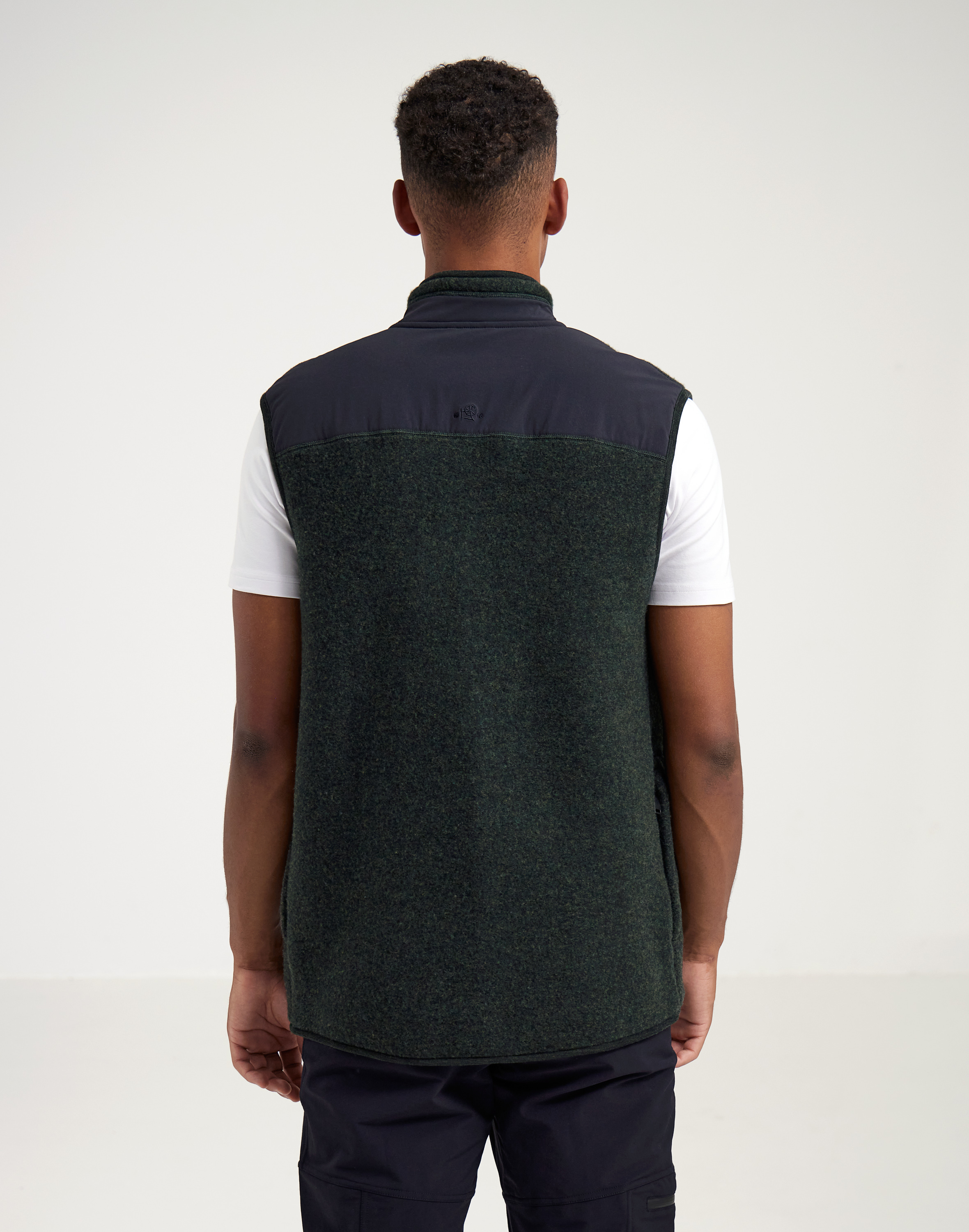 Men's merino wool fleece vest - Free shipping - Dilling