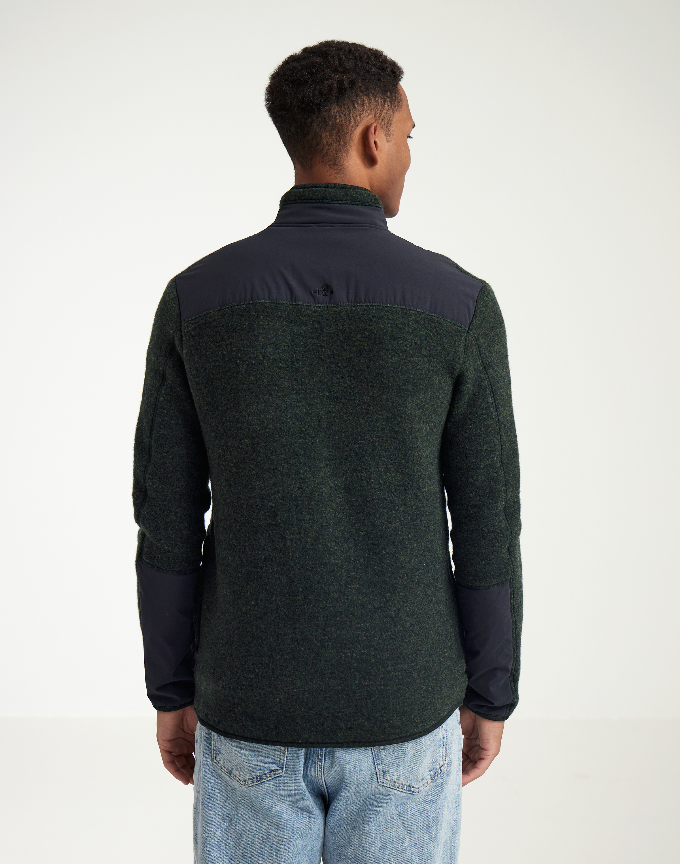Men's merino wool fleece jacket - Free shipping - Dilling