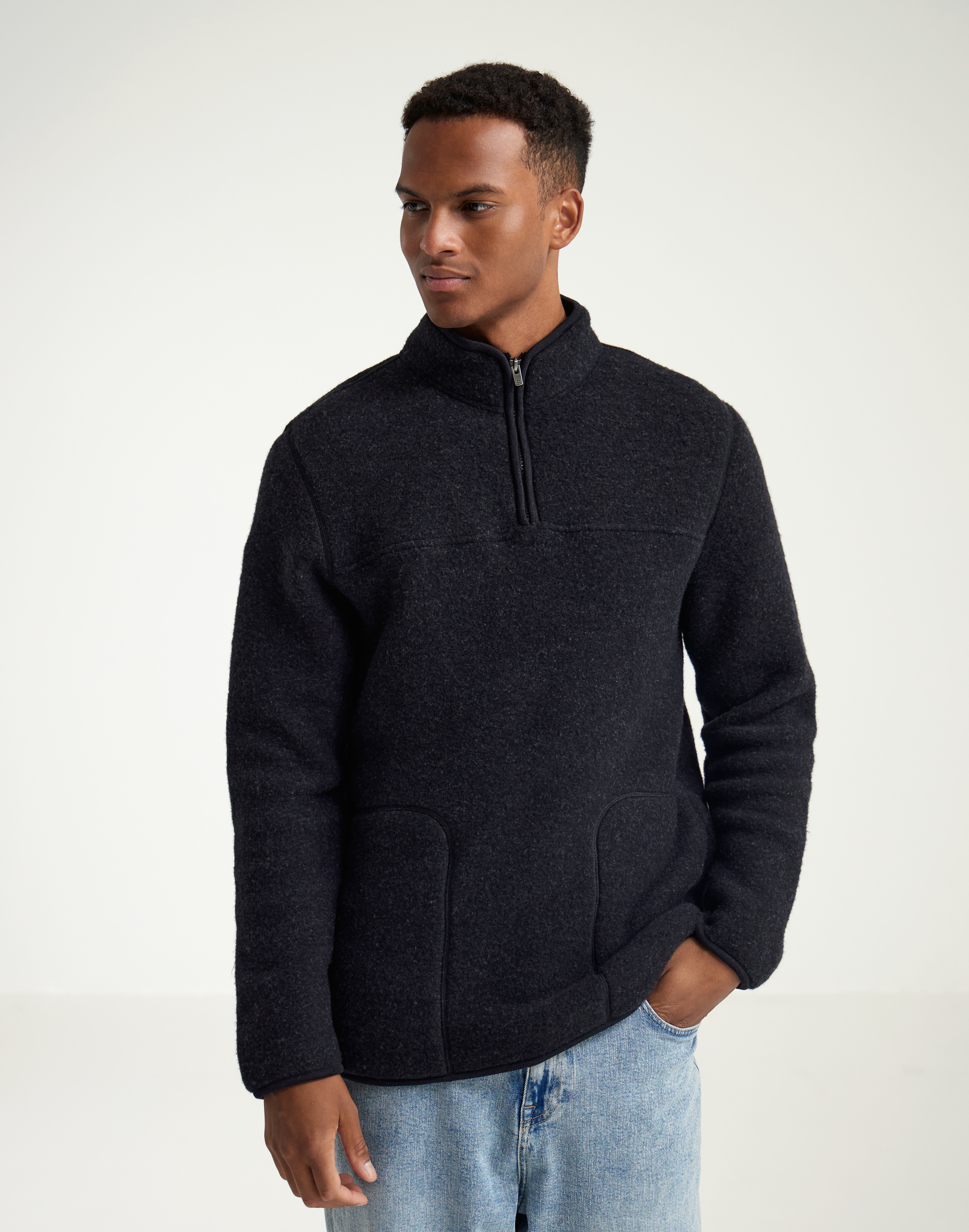 今週限定値下げinscrire Wool Back Open Jacket2 INSCRIRE WOOL BACK OPEN JACKET - NAVY 2