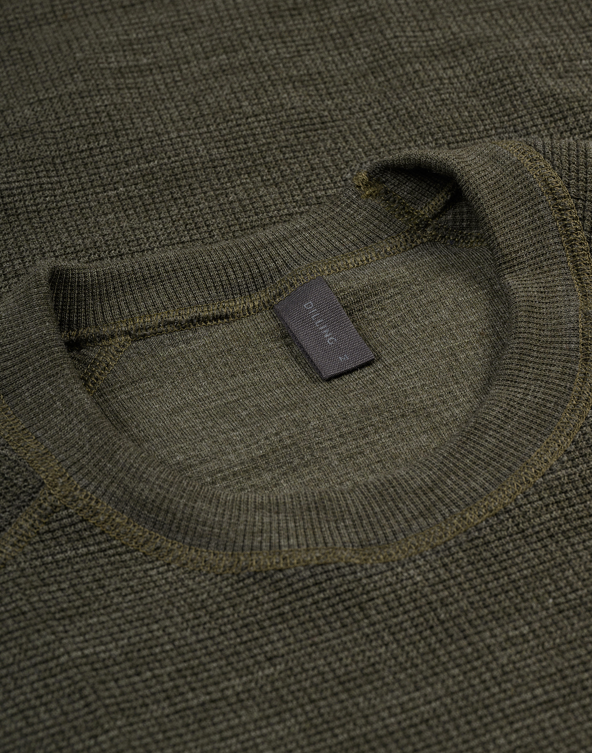 Men's waffle-knit merino wool sweater - Free shipping - Dilling