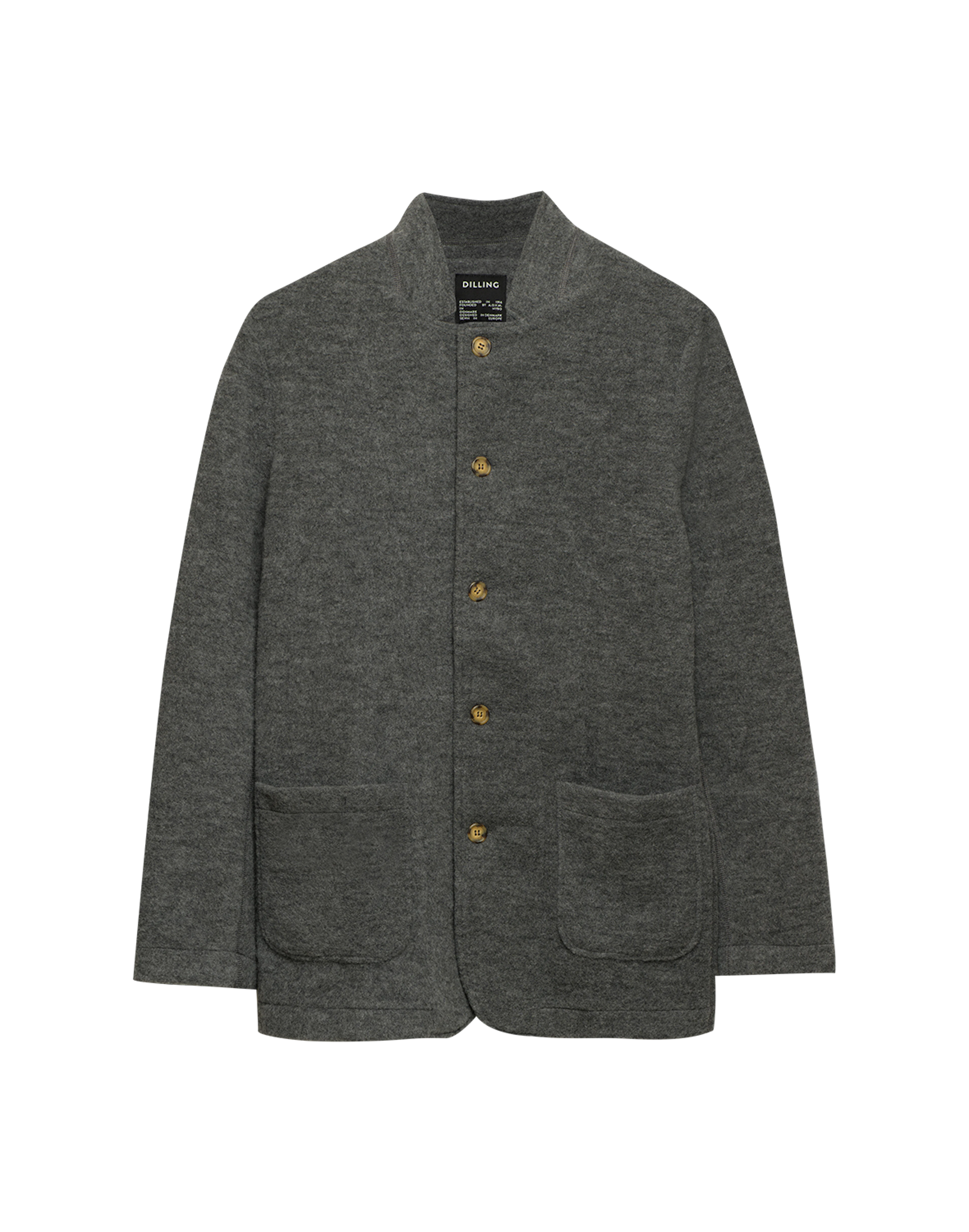Men's merino wool fleece jacket - Free shipping - Dilling