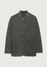 Jakke i merinoullfleece til herre