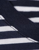 T-skjorte i bomull til herre Hvit/navy