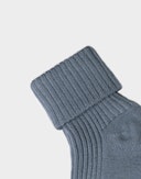 Sokker i merinoull til baby Dus blå