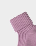 Sokker i merinoull til baby Lys orkidé