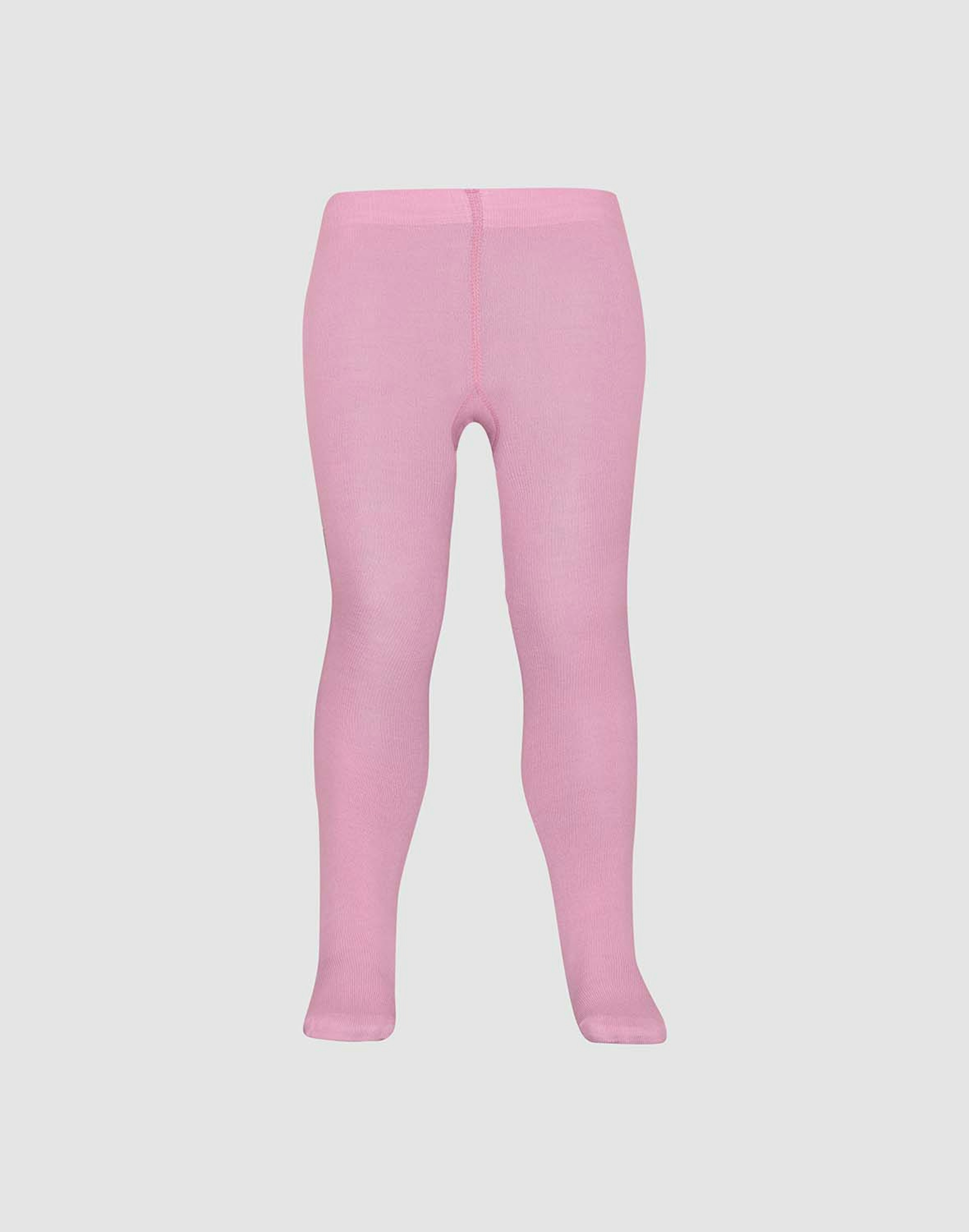 Tights i merinoull til baby Lys orkidé