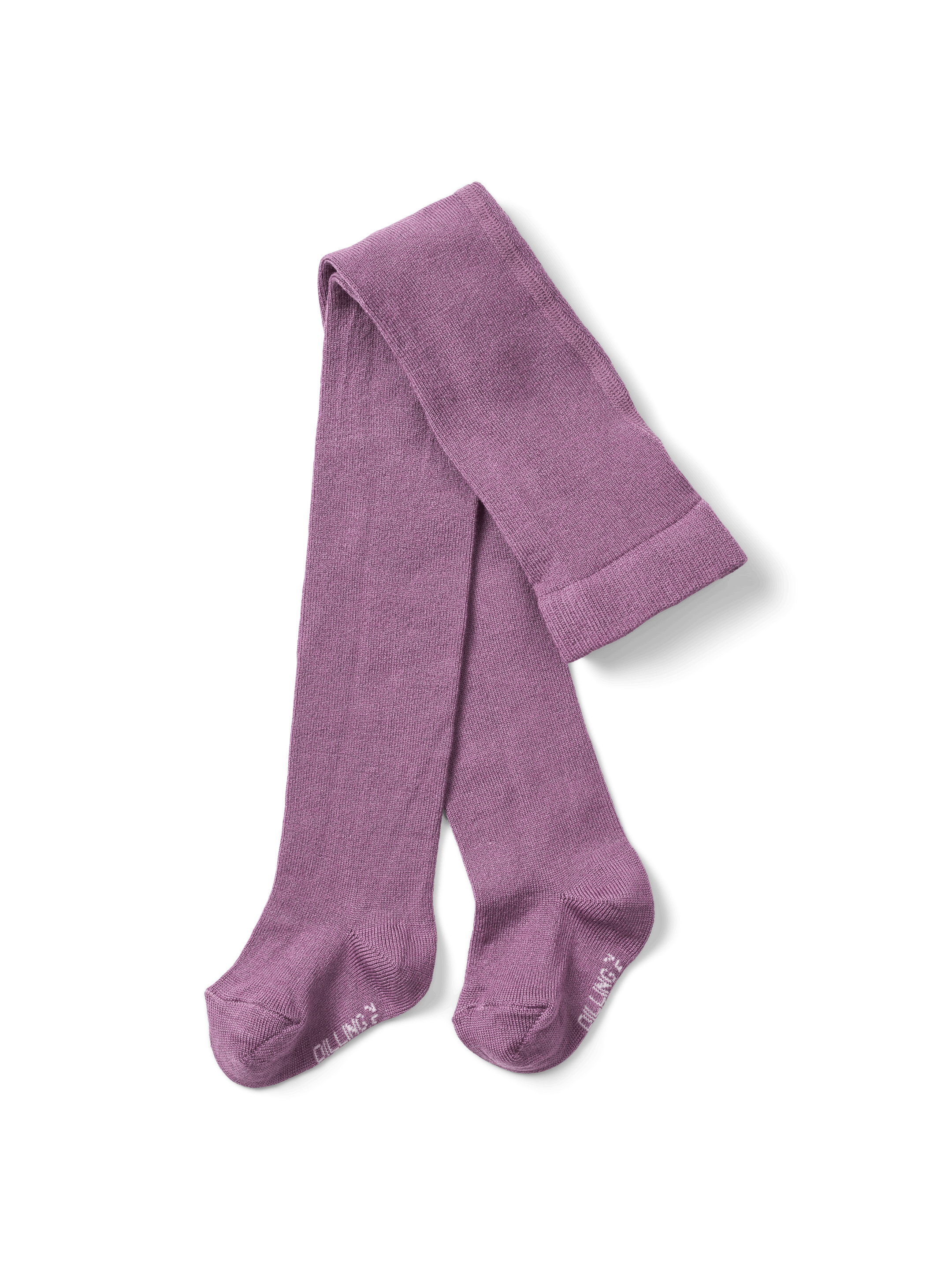 Baby merino wool tights in Lilac melange Dilling