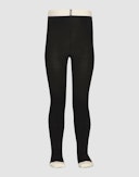 Tights i merinoull til barn Svart