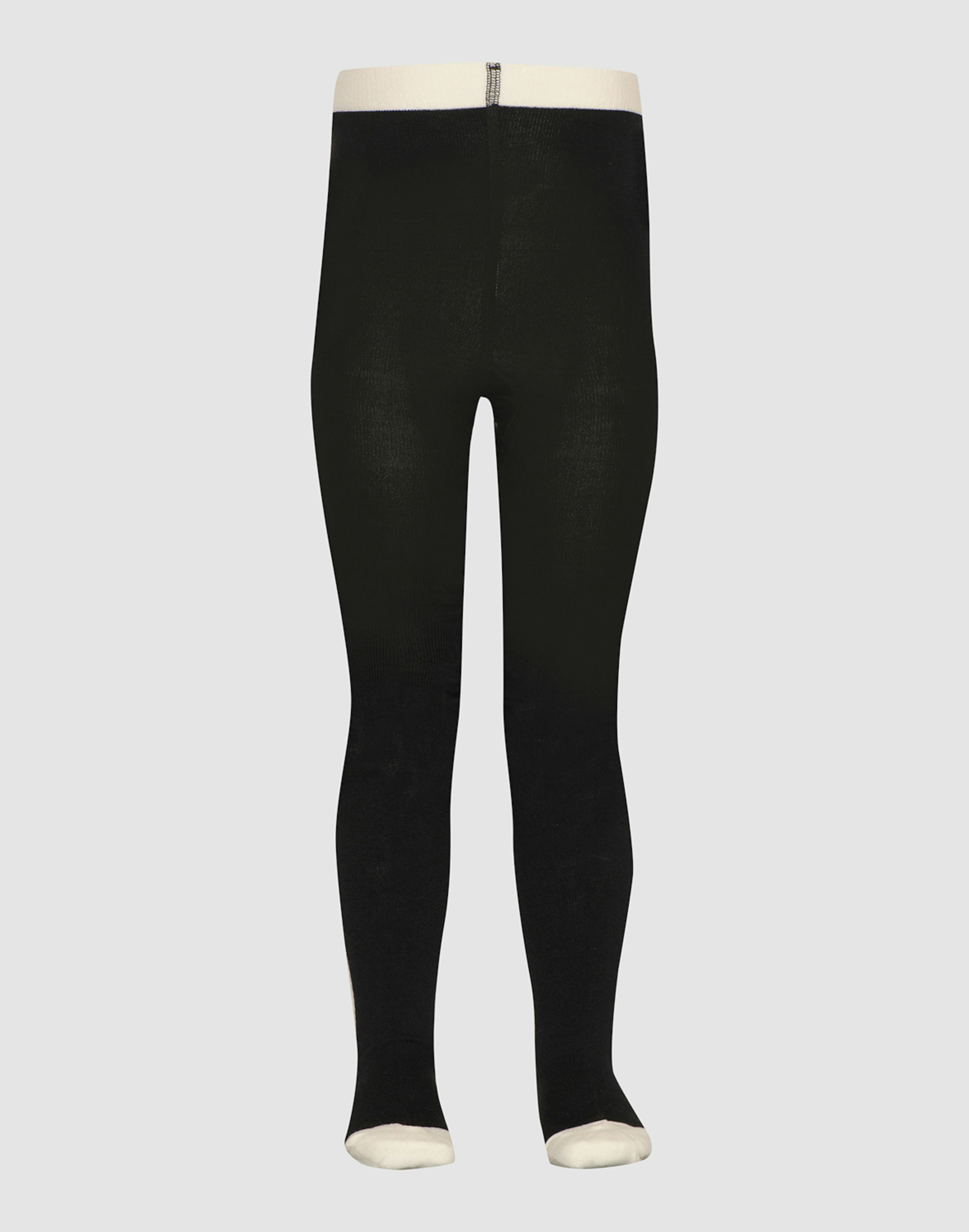 Tights i merinoull til barn Svart