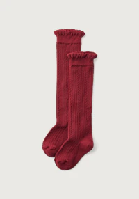 Knestrømper i merinoull til barn