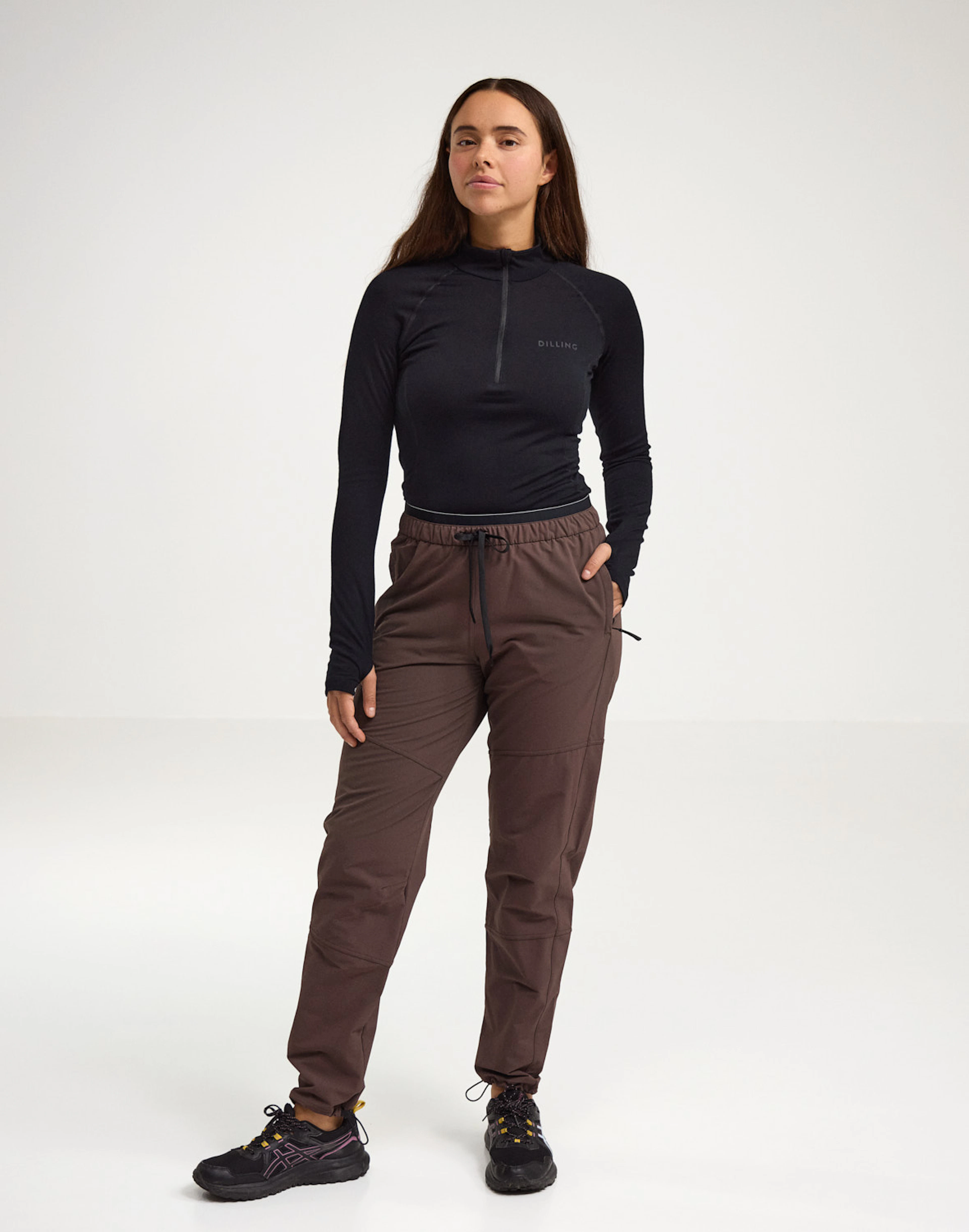 Friends Like These PLUS SIZE FIT-FLARED - Broek - brown/bruin