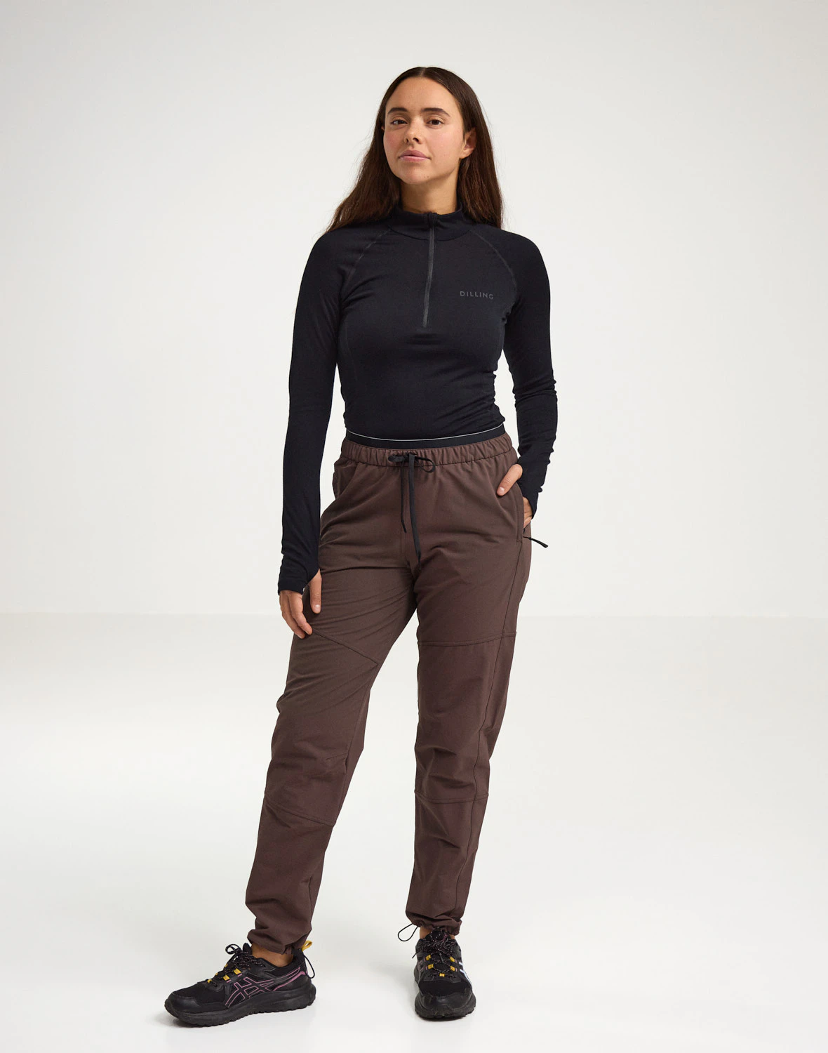 Friends Like These PLUS SIZE FIT-FLARED - Broek - brown/bruin Friends Like These PLUS SIZE FIT-FLARED - Broek - brown/bruin