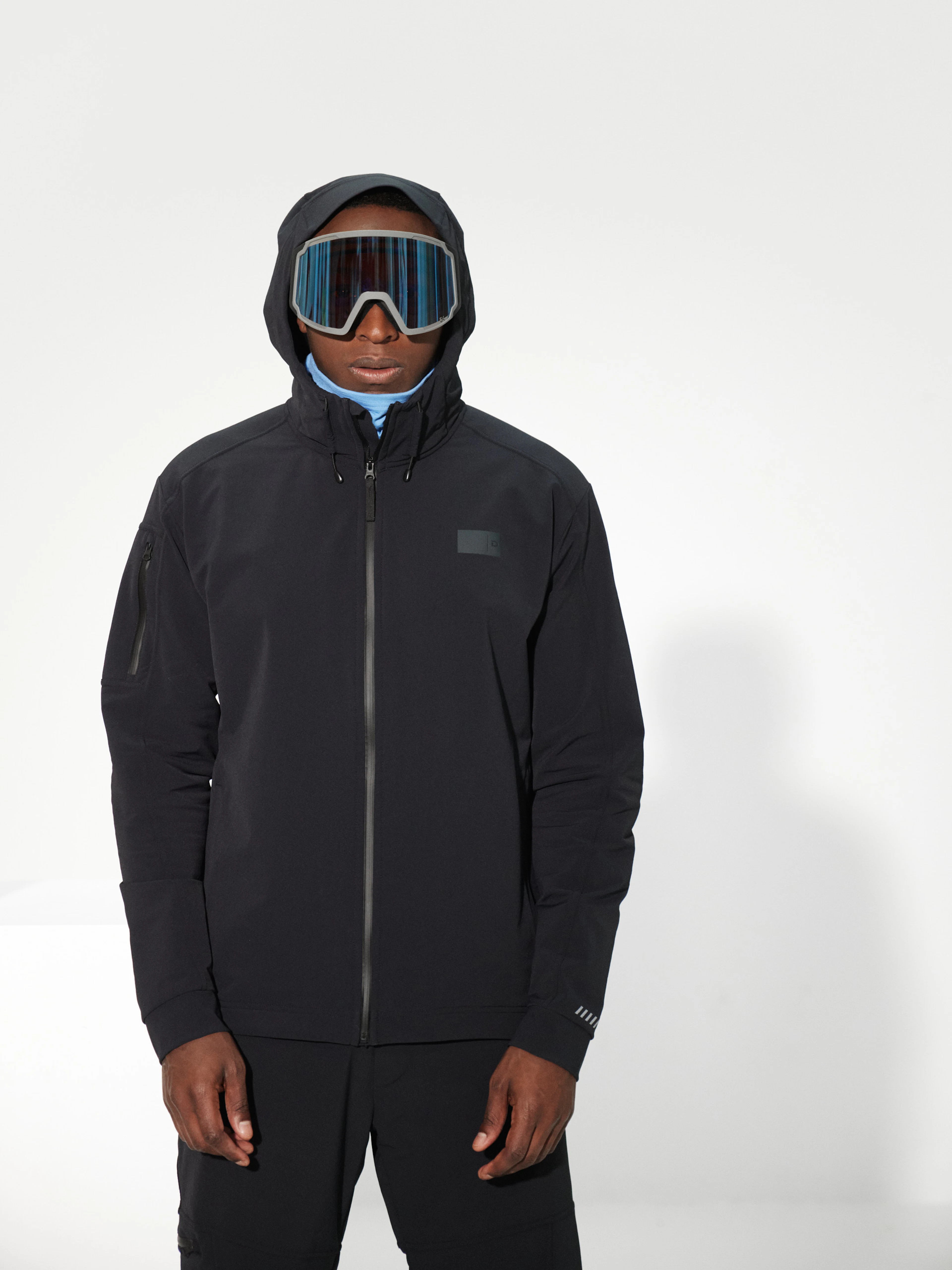 Veste Softshell Okuma Pêche Homme - XXXL - Noire - Imperméable, Zippée, Avec Capuche