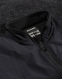Softshell-jakke til herre med teddystoff i ull Svart