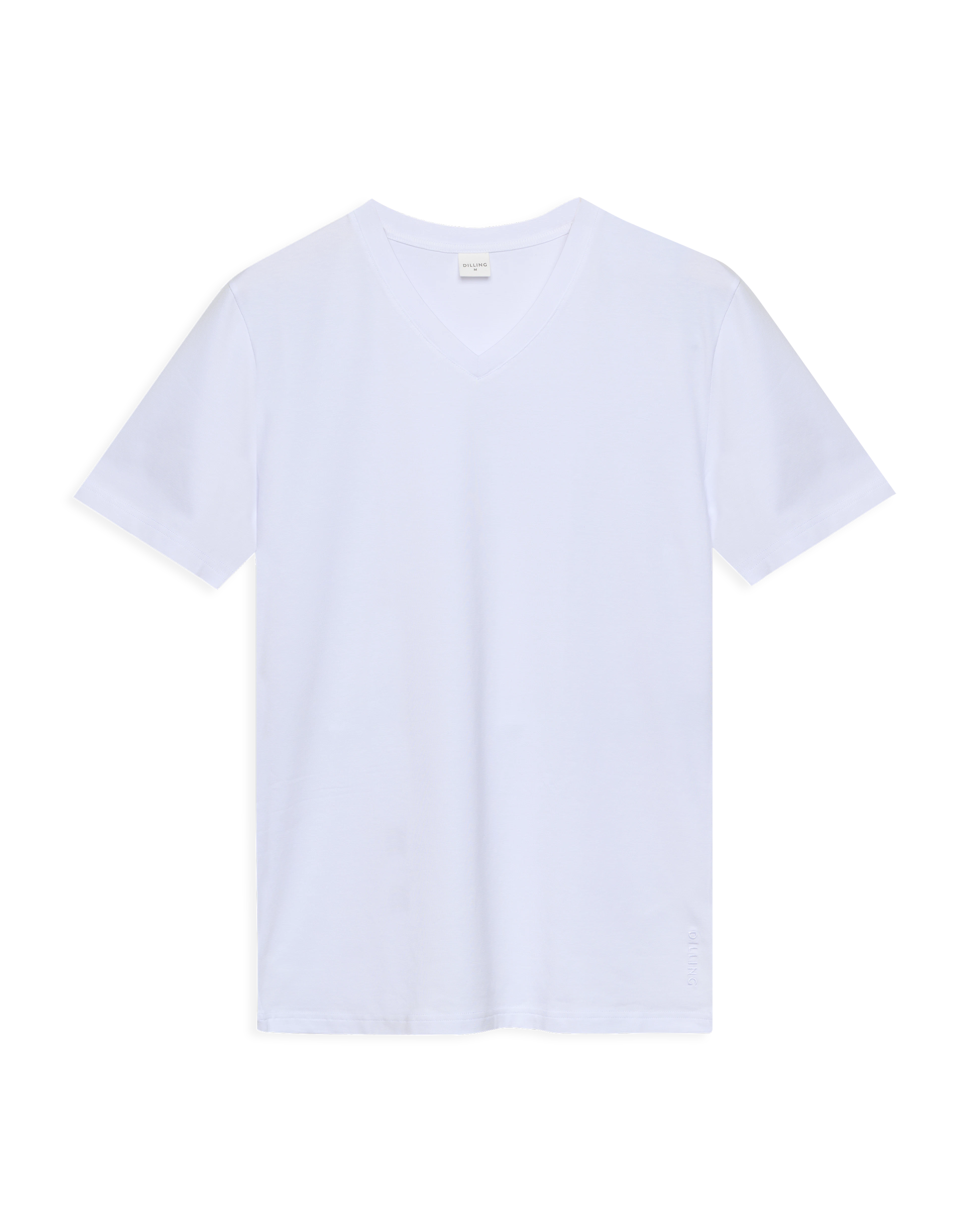 T-Shirt Maillot de Corps Col V Blanc Lot de 2 pièces Taille M,Blanc