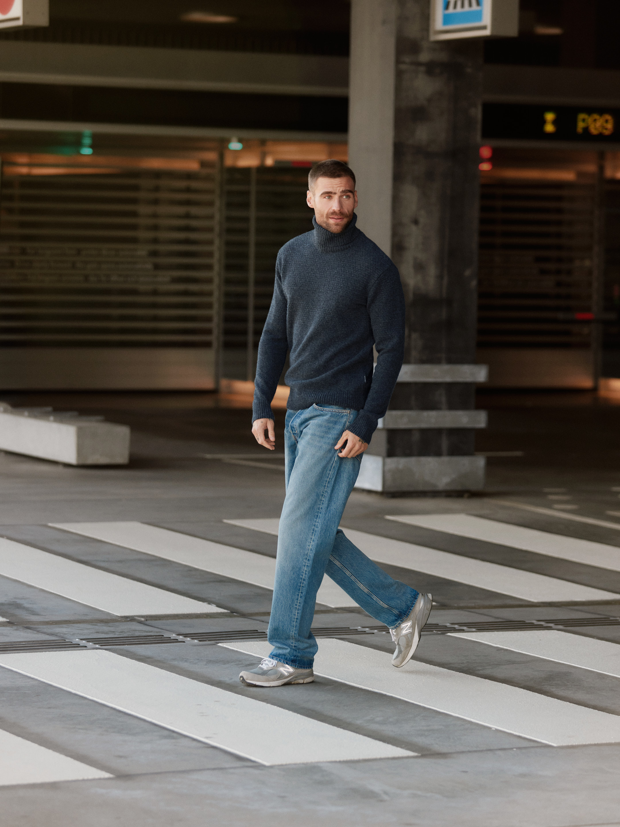 Men's lambswool roll neck sweater - Free shipping - Dilling