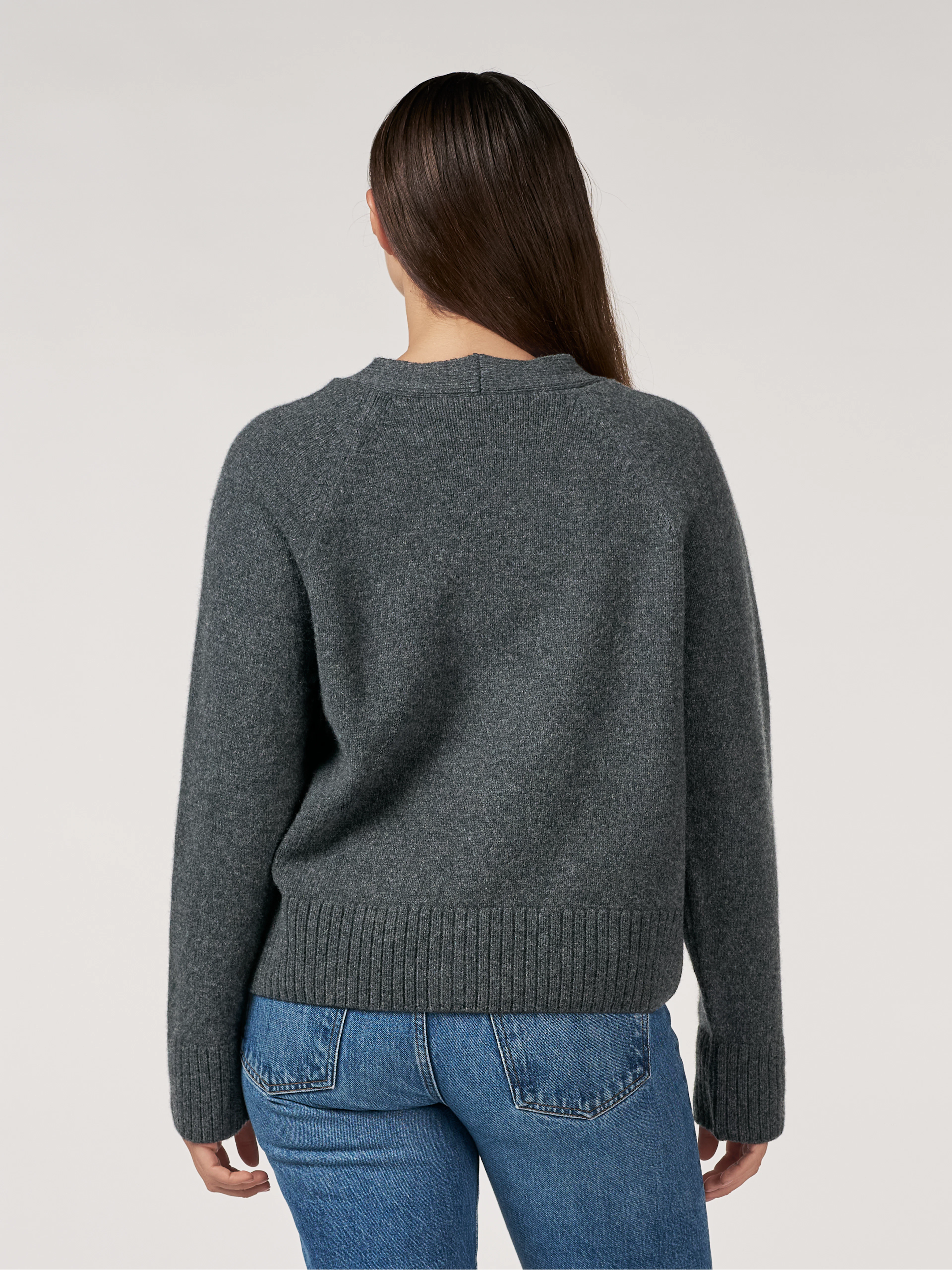 Women's lambswool boxy cardigan - Free shipping - Dilling