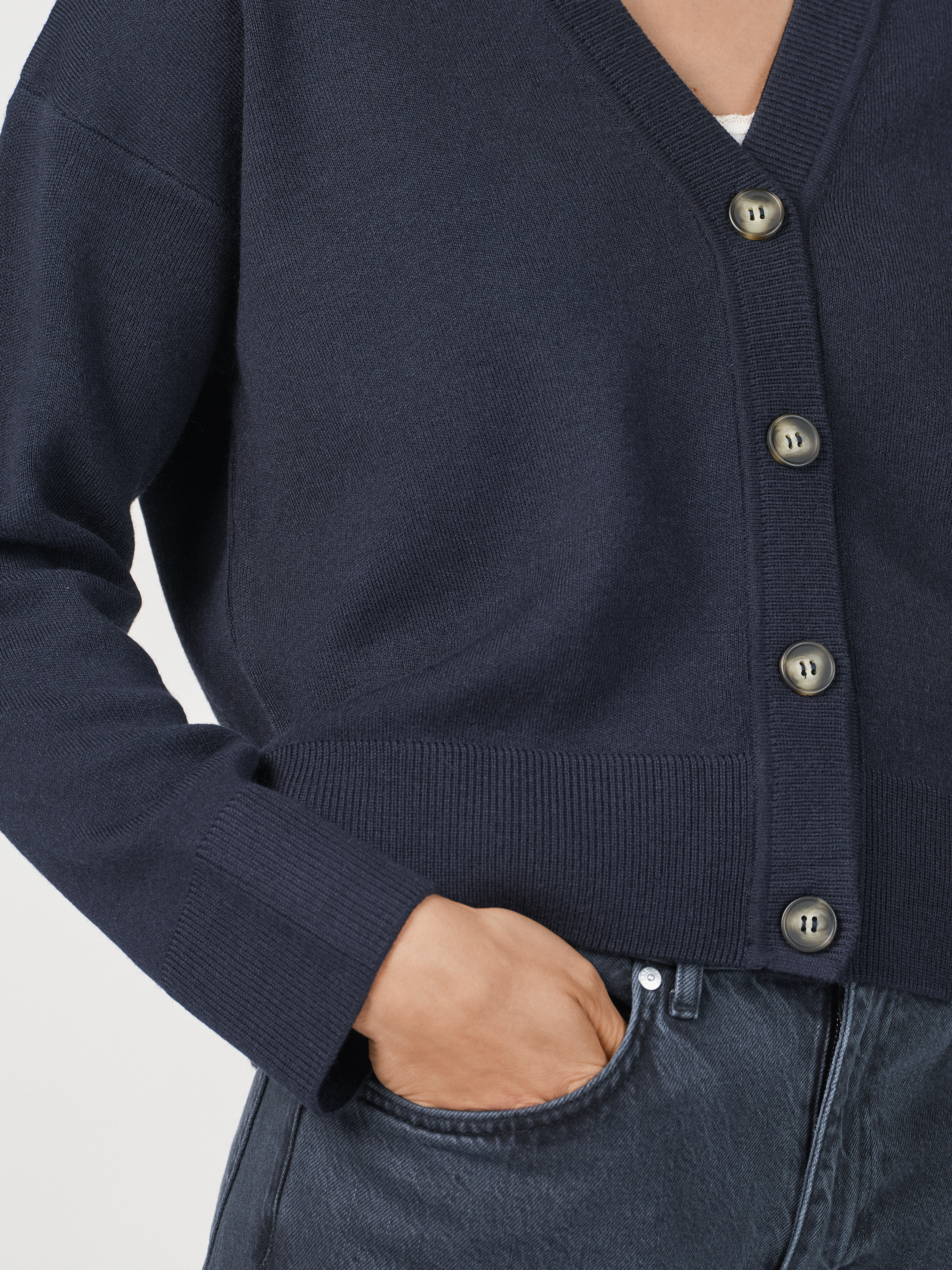 Cardigan med løs passform 4