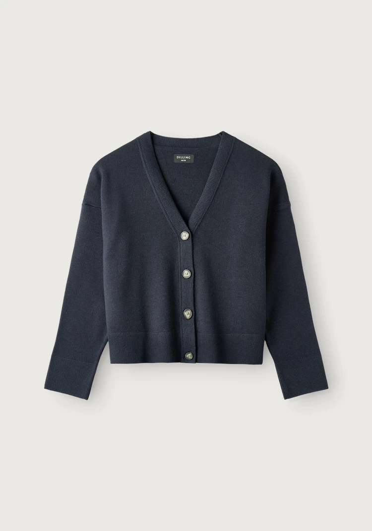 Cardigan med løs passform