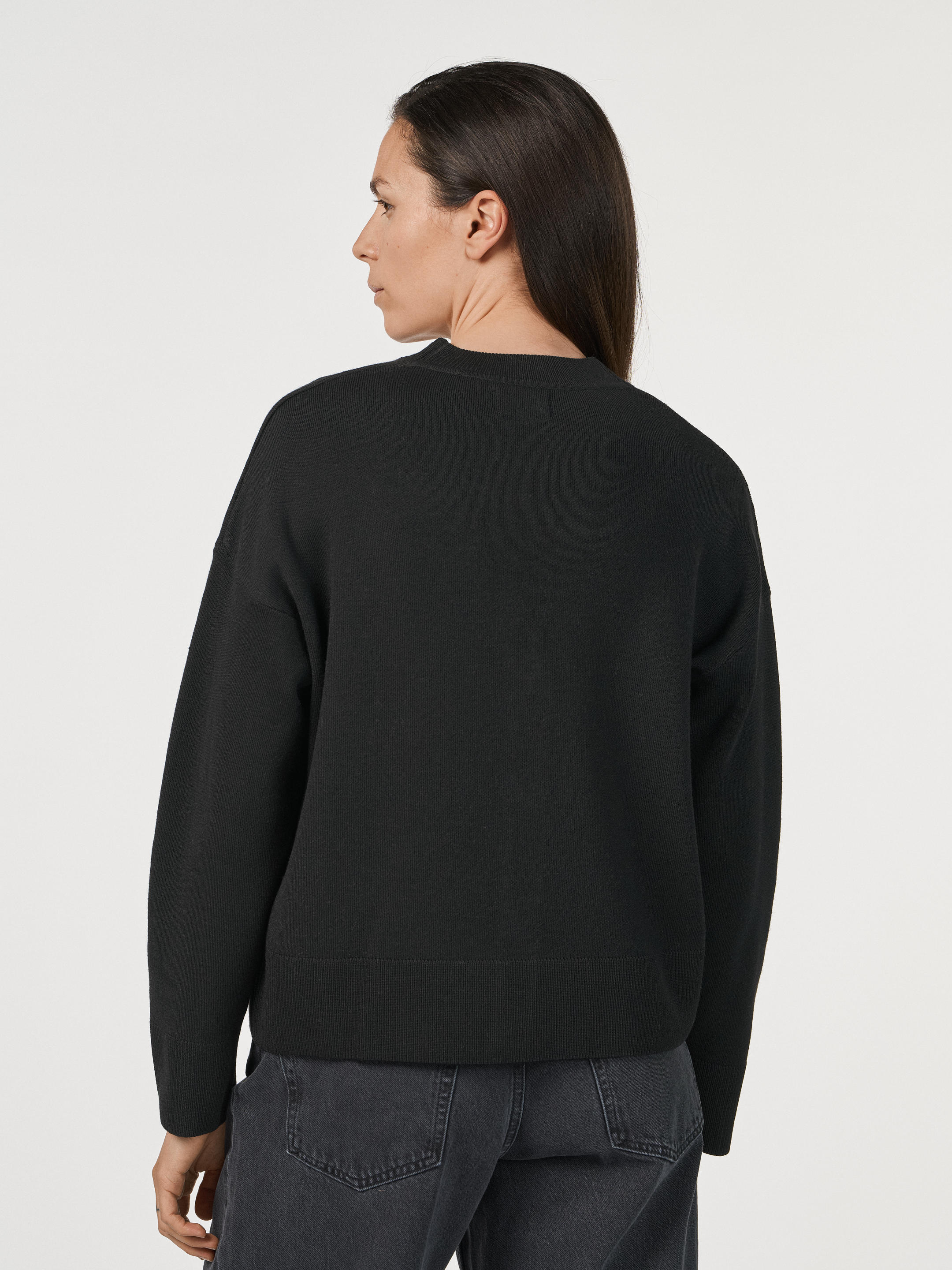 Cardigan med løs passform 5