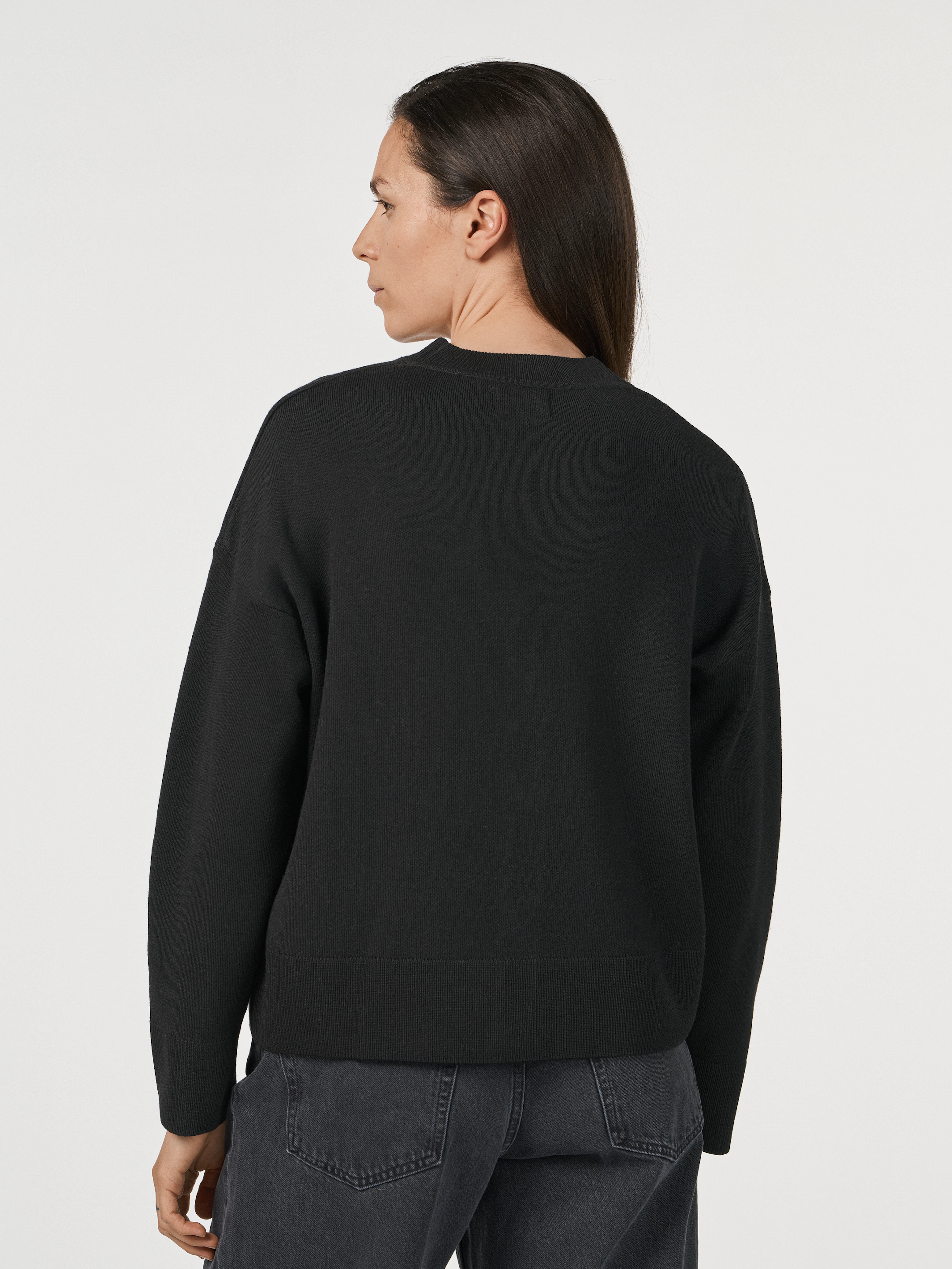 Women's merino wool short cardigan - Free shipping - Dilling