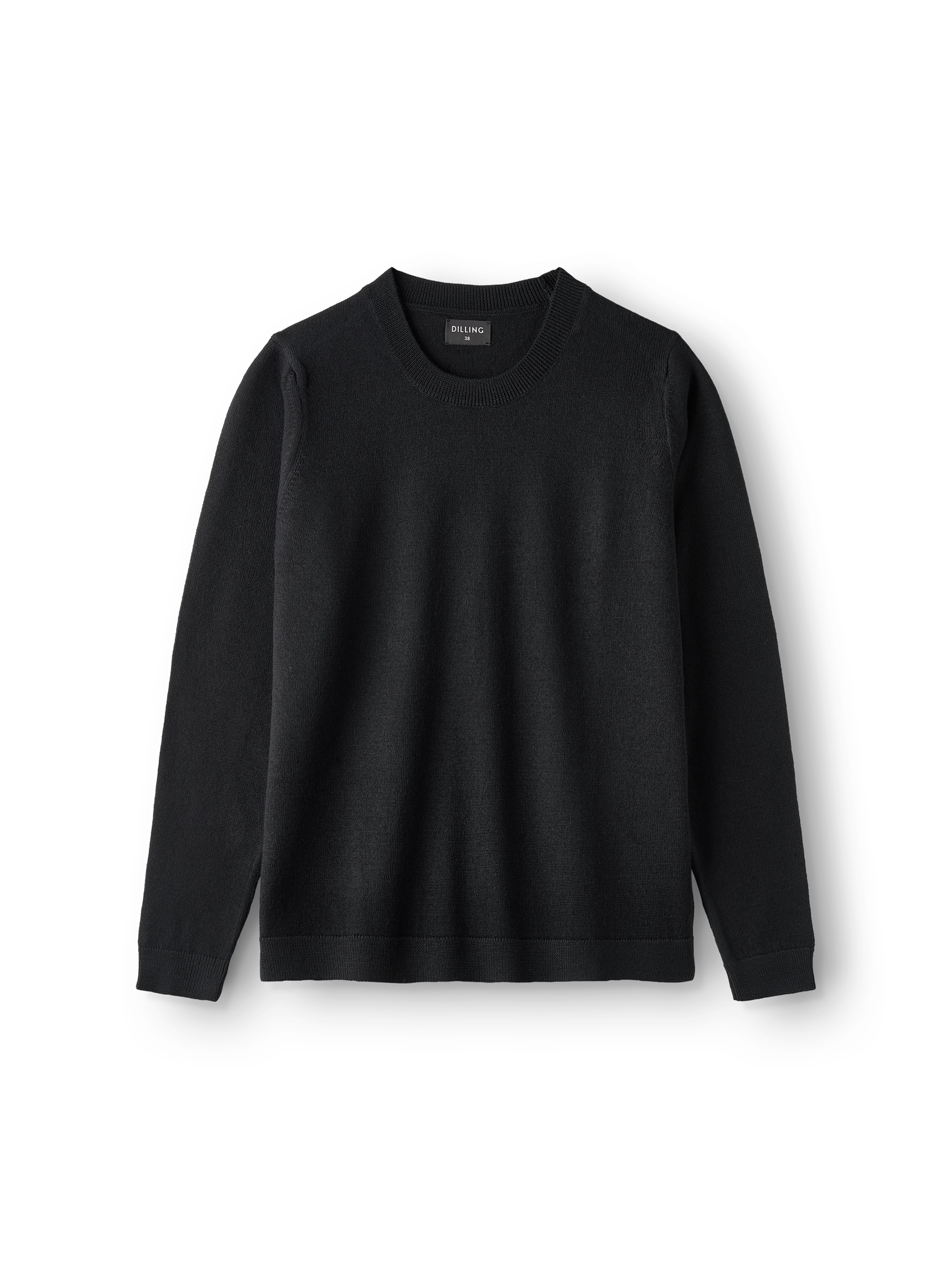 Women's merino wool cardigan in Black - Free shipping - Dilling