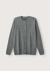 Cardigan i merinoull til dame
