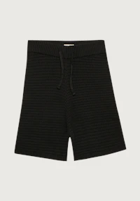 Heklet bomullsshorts til dame