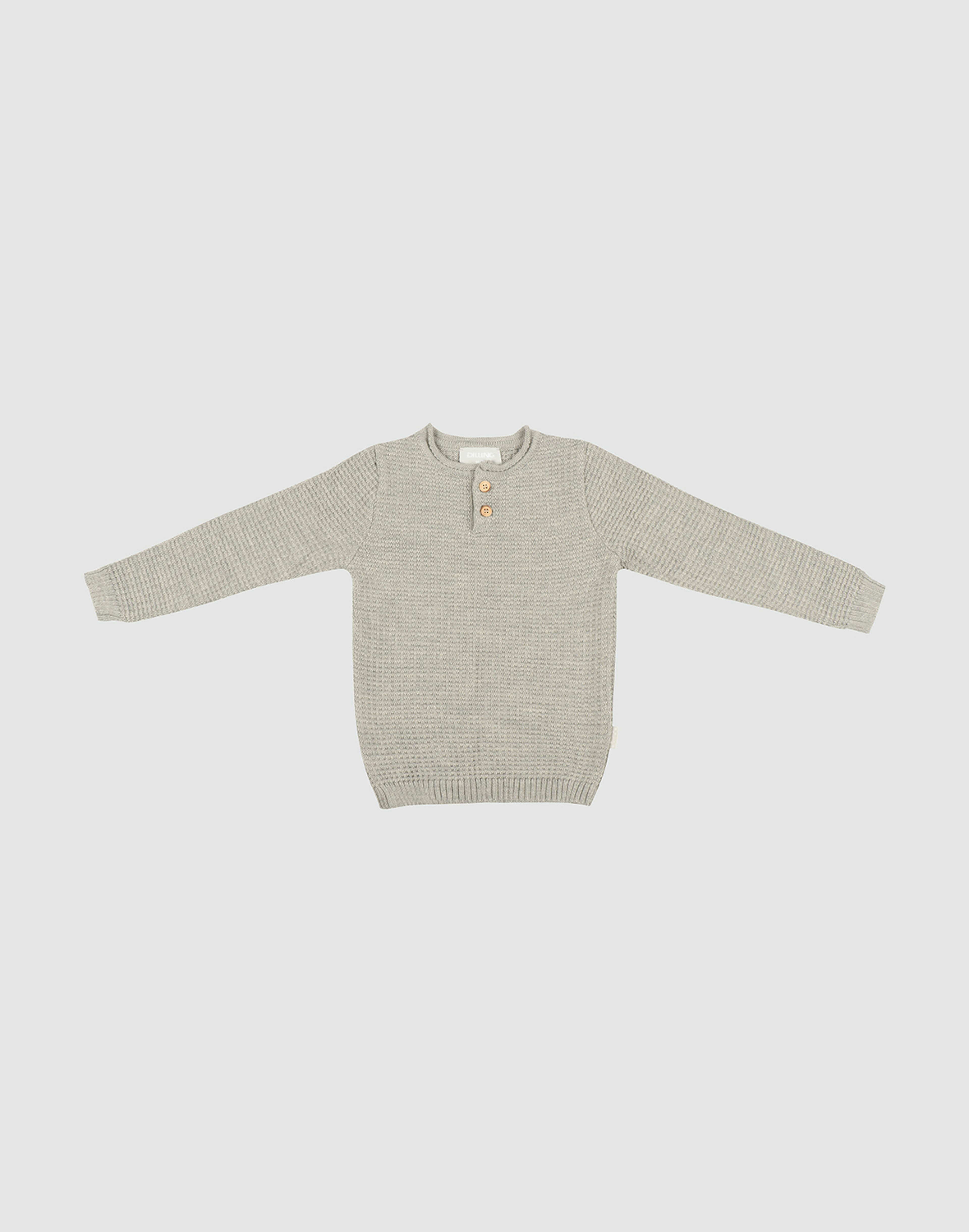 Children's knit sweater  Grey melange