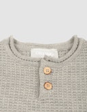 Children's knit sweater  Grey melange