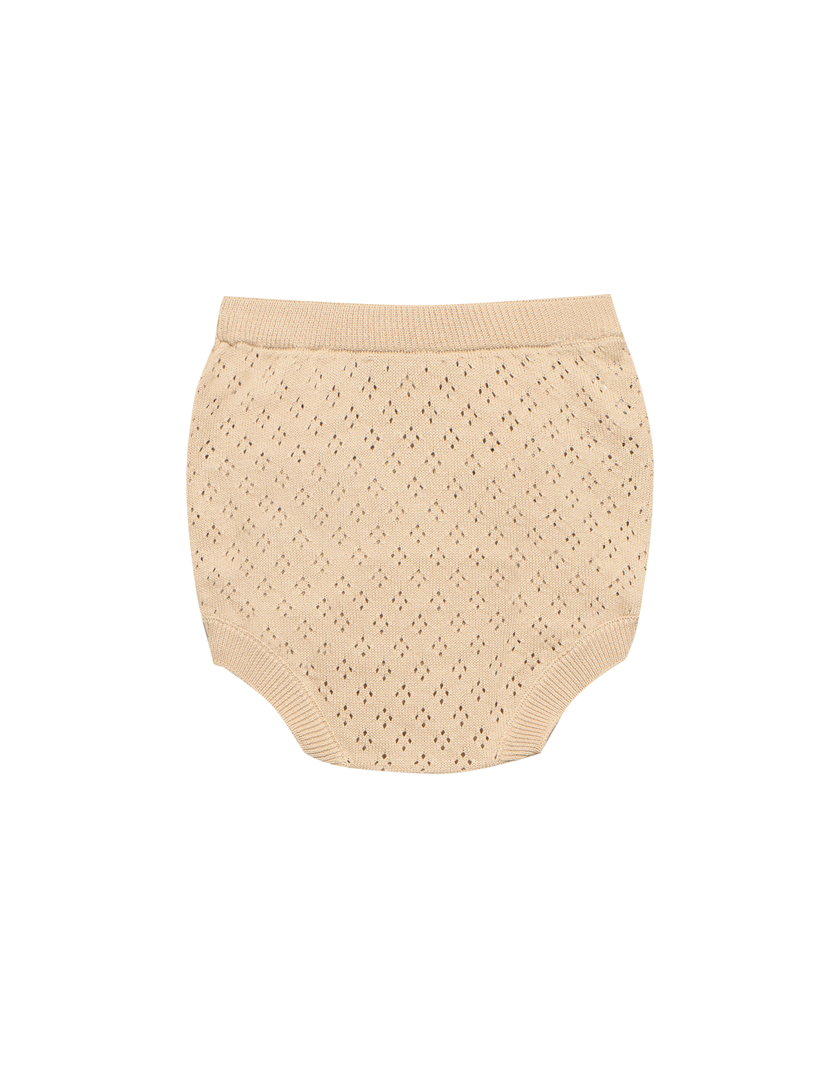 Pumphose aus Baumwollstrick mit Lochmuster für Babys