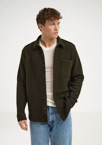 Men’s wool/cotton shirt