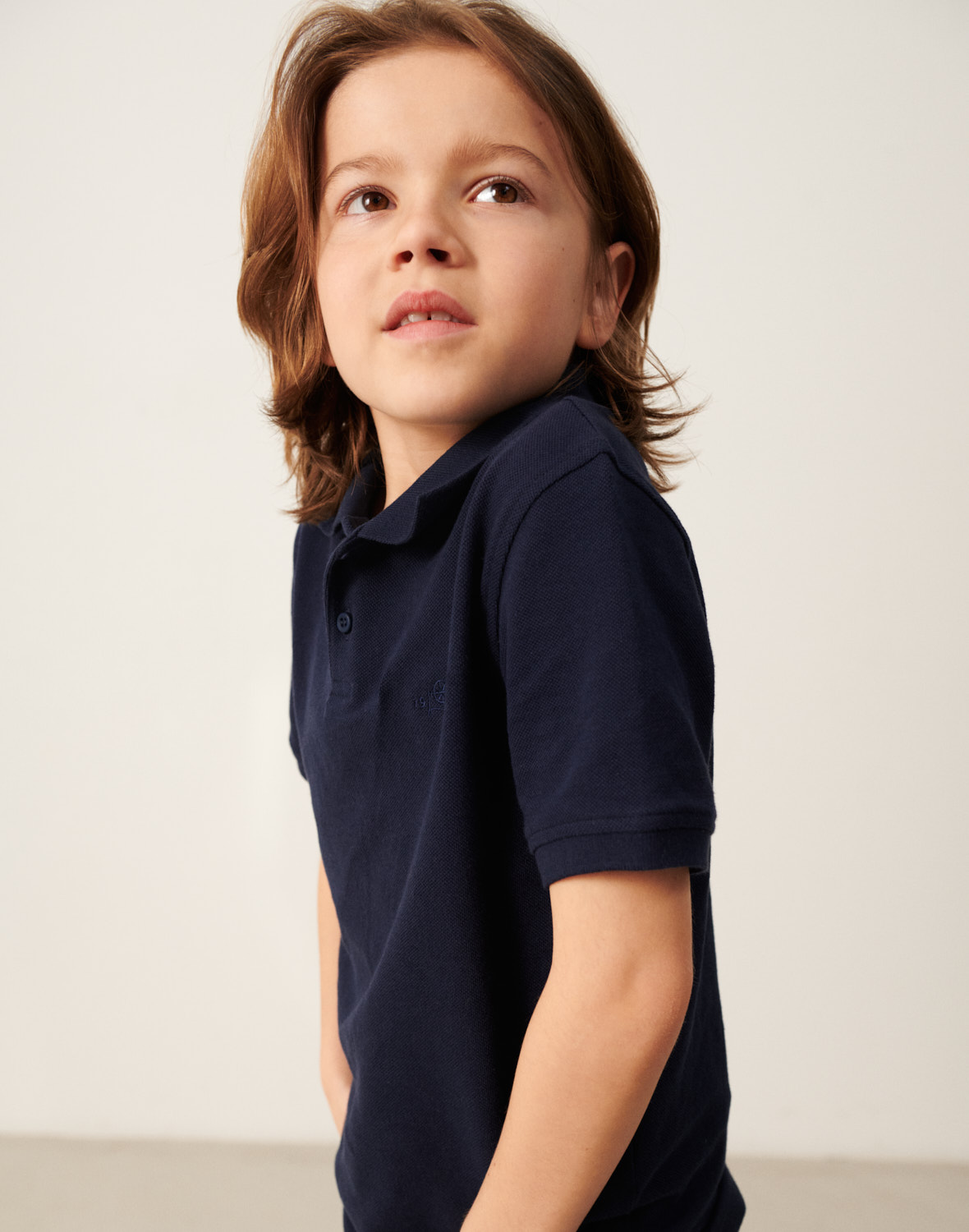 Children s cotton polo T shirt