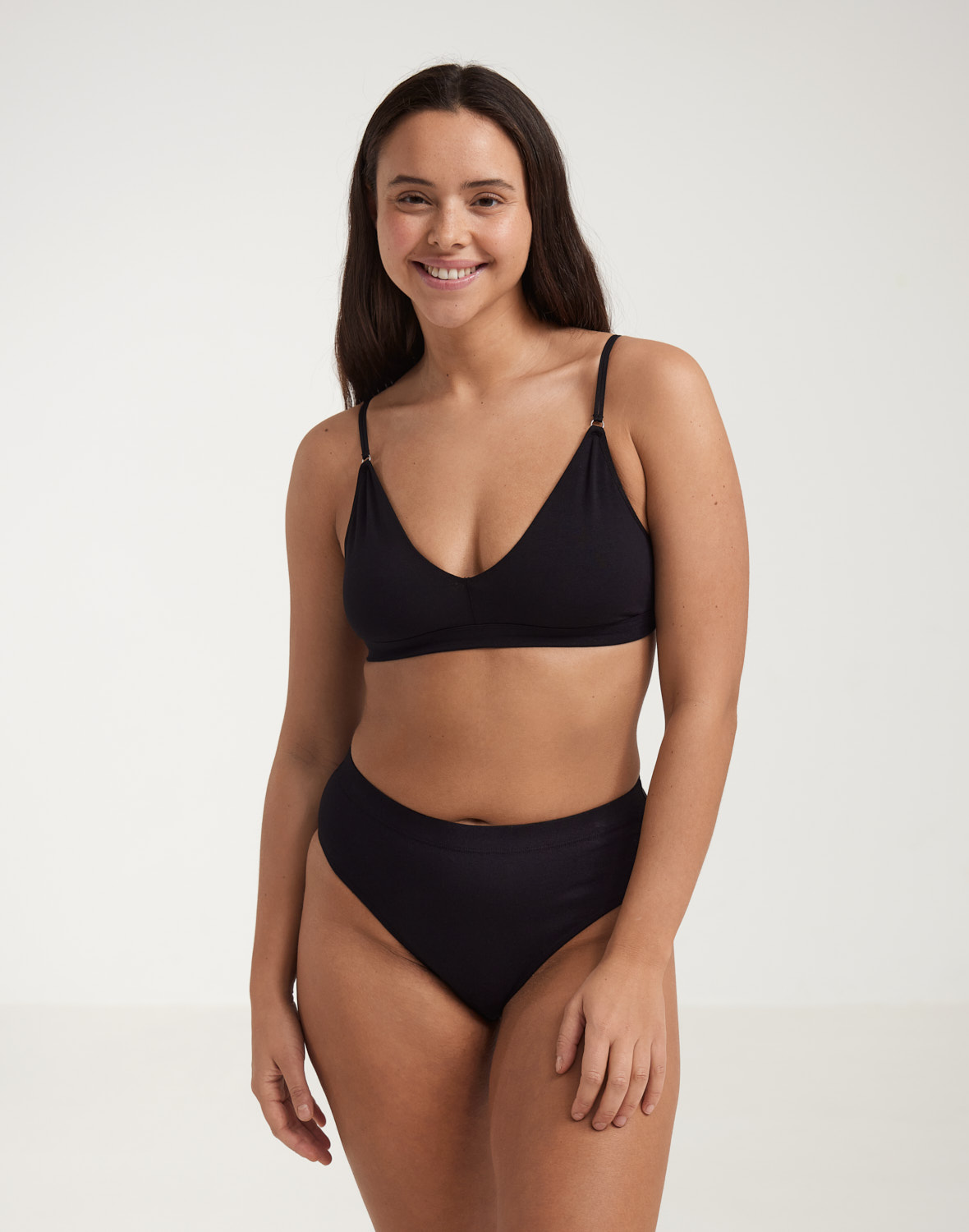 Bralette i bomull til dame