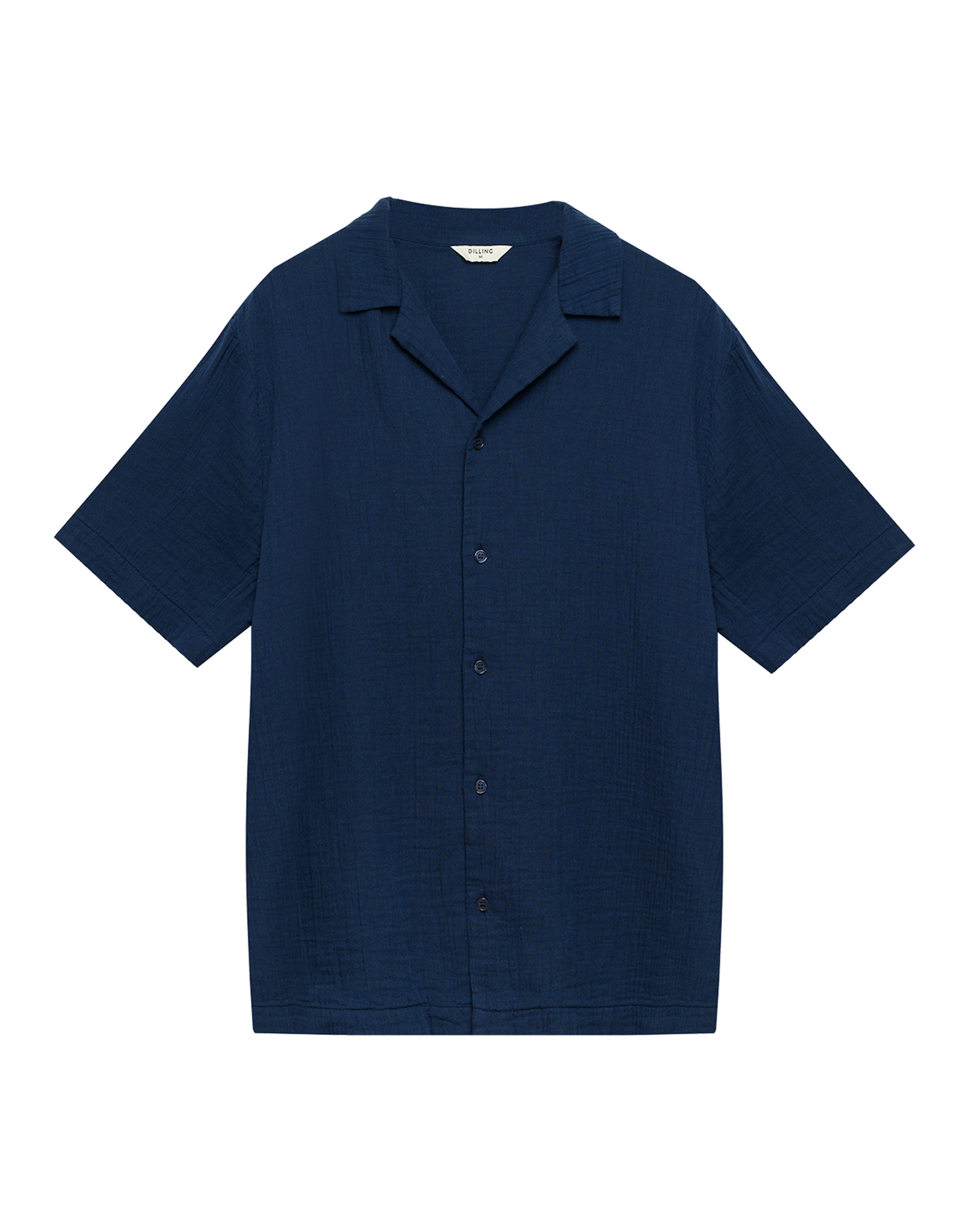 Men's cotton muslin shirt in Dark navy - €69.99 - Dilling